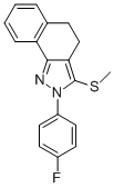 2-(4-FLUOROPHENYL)-3-METHYLTHIO-4,5-DIHYDRO-2H-BENZO[G]INDAZOLE