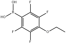 4-ETHOXY-2,3,5,6-TETRAFLUOROBENZENEBORONIC ACID Structural