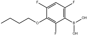 3-BUTOXY-2,4,6-TRIFLUOROPHENYLBORONIC A& Structural