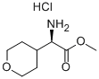 (R)-AMINO-(TETRAHYDRO-PYRAN-4-YL)-ACETIC ACID METHYL ESTER HYDROCHLORIDE Structural