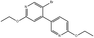 5-BROMO-2,2'-DIETHOXY-4,5'-BIPYRIDINE Structural