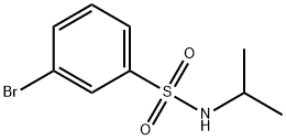 3-BROMO-N-ISOPROPYLBENZENESULPHONAMIDE Structural