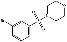 4-(3-BROMOPHENYLSULFONYL)MORPHOLINE Structural