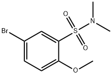 5-BROMO-N,N-DIMETHYL-2-METHOXYBENZENESULFONAMIDE Structural