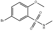 5-BROMO-2-METHOXY-N-METHYLBENZENESULFONAMIDE Structural