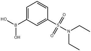 3-(N,N-DIETHYLSULPHONAMIDO)BENZENEBORONIC ACID Structural