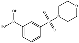 3-(N-MORPHOLINYLSULPHONAMIDO)BENZENEBORONIC ACID Structural