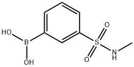 3-METHYLSULFAMOYLPHENYLBORONIC ACID Structural