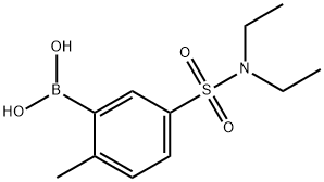 5-(N,N-DIETHYLSULFAMOYL)-2-METHYLPHENYLBORONIC ACID Structural