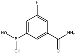 3-(AMINOCARBONYL)-5-FLUOROBENZENEBORONIC ACID