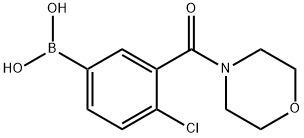 4-CHLORO-3-(N-MORPHOLINECARBONYL)PHENYLBORONIC ACID