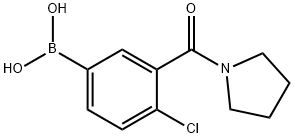 4-CHLORO-3-(PYRROLIDINE-1-CARBONYL)PHENYLBORONIC ACID