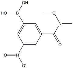 3-[METHOXY(METHYL)CARBAMOYL]-5-NITROPHENYLBORONIC ACID