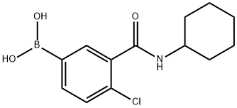 4-CHLORO-3-(CYCLOHEXYLAMINOCARBONYL)PHENYLBORONIC ACID