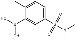 5-(N,N-DIMETHYLSULFAMOYL)-2-METHYLPHENYLBORONIC ACID Structural