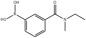 3-(ETHYL(METHYL)CARBAMOYL)PHENYLBORONIC ACID Structural