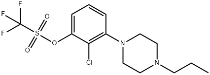 Methanesulfonic acid, 1,1,1-trifluoro-, 2-chloro-3-(4-propyl-1-piperazinyl)phenyl ester