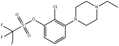 Methanesulfonic acid, 1,1,1-trifluoro-, 2-chloro-3-(4-ethyl-1-piperazinyl)phenyl ester