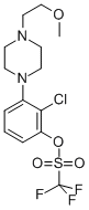 Methanesulfonic acid, 1,1,1-trifluoro-, 2-chloro-3-[4-(2-methoxyethyl)-1-piperazinyl]phenyl ester