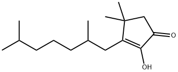 3-(2,6-DIMETHYLHEPTYL)-2-HYDROXY-4,4-DIMETHYLCYCLOPENT-2-ENONE Structural