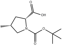 (4R)-1-BOC-4-METHYL-D-PROLINE
 Structural