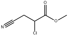 Propanoic acid, 2-chloro-3-cyano-, methyl ester (9CI) Structural