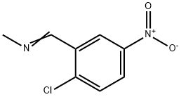N-[(E)-(2-Chloro-5-nitrophenyl)methylidene]-methanamine Structural