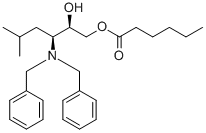 HEXANOIC ACID (2R,3S)-3-DIBENZYLAMINO-2-HYDROXY-5-METHYLHEXYL ESTER