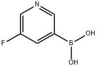 5-Fluoropyridin-3-ylboronic acid Structural