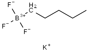 N-PENTYLTRIFLUOROBORATE POTASSIUM SALT Structural