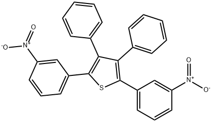 2,5-BIS(3-NITROPHENYL)-3,4-DIPHENYLTHIOPHENE Structural