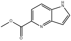 METHYL 1H-PYRROLO[3,2-B]PYRIDINE-5-CARBOXYLATE Structural