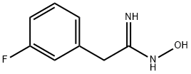 2-(3-FLUOROPHENYL)-N-HYDROXYACETIMIDAMIDE Structural