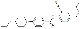 4-butyl-2-cyanophenyl trans-p-(4-propylcyclohexyl)benzoate 