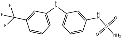 Sulfamide, [7-(trifluoromethyl)-9H-carbazol-2-yl]- (9CI) Structural