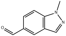 1-Methyl-1H-indazole-5-carbaldehyde Structural