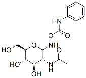 O-(2-Acetamido-2-deoxy-D-glucopyranosylidene)amino N-phenyl Carbamate Structural