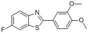 BENZOTHIAZOLE, 2-(3,4-DIMETHOXYPHENYL)-6-FLUORO-