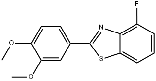 2-(3,4-DIMETHOXY-PHENYL)-4-FLUORO-BENZOTHIAZOLE