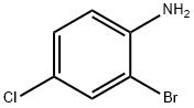 2-Bromo-4-chloroaniline Structural