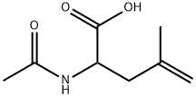 N-ACETYL-4,5-DEHYDRO-DL-LEUCINE Structural