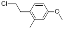 1-(2-CHLOROETHYL)-4-METHOXY-2-METHYLBENZENE Structural