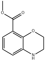 3,4-DIHYDRO-2H-BENZO[1,4]OXAZINE-8-CARBOXYLIC ACID METHYL ESTER HYDROCHLORIDE Structural