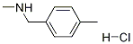 N-Methyl-4-MethylbenzylaMine Hydrochloride Structural