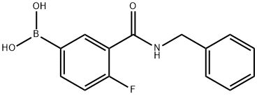 3-(BENZYLCARBAMOYL)-4-FLUOROBENZENEBORONIC ACID