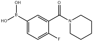 4-FLUORO-3-(PIPERIDINE-1-CARBONYL)PHENYLBORONIC ACID