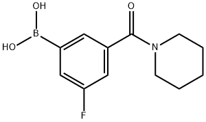 3-FLUORO-5-(PIPERIDINE-1-CARBONYL)PHENYLBORONIC ACID