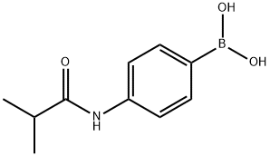 4-ISOBUTYRAMIDOBENZENEBORONIC ACID Structural