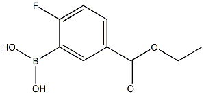 3-BORONO-4-FLUOROBENZOIC ACID ETHYL ESTER Structural