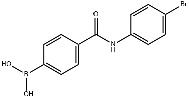 4-(4-BROMOPHENYLCARBAMOYL)PHENYLBORONIC ACID Structural